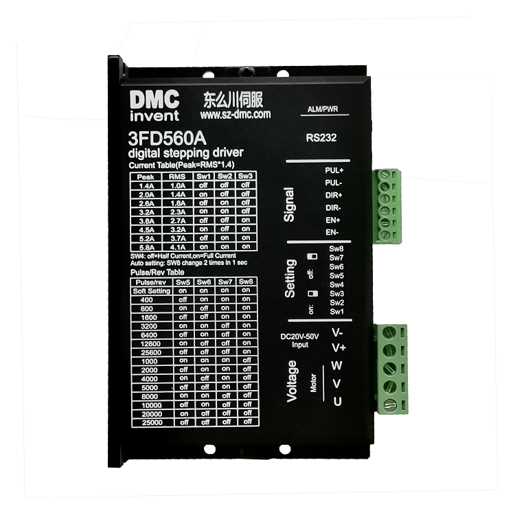 低壓三相步進(jìn)電機驅(qū)動器3FD560A